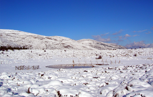Nieve en el Paraje de Barjal, Sierra de Gdor